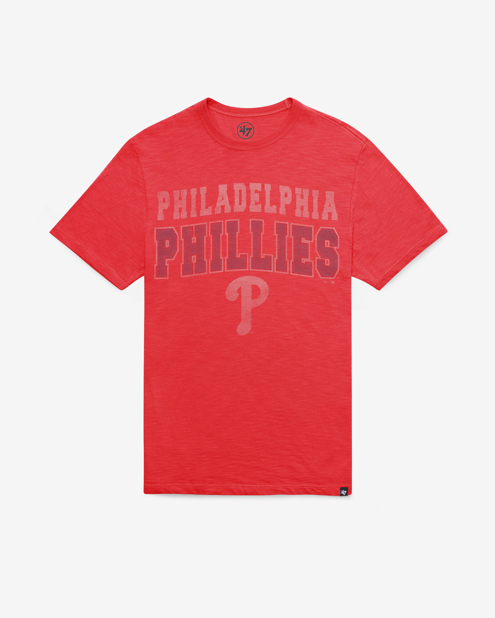 PHILADELPHIA PHILLIES STADIUM WAVE '47 SCRUM TEE RESCUE RED