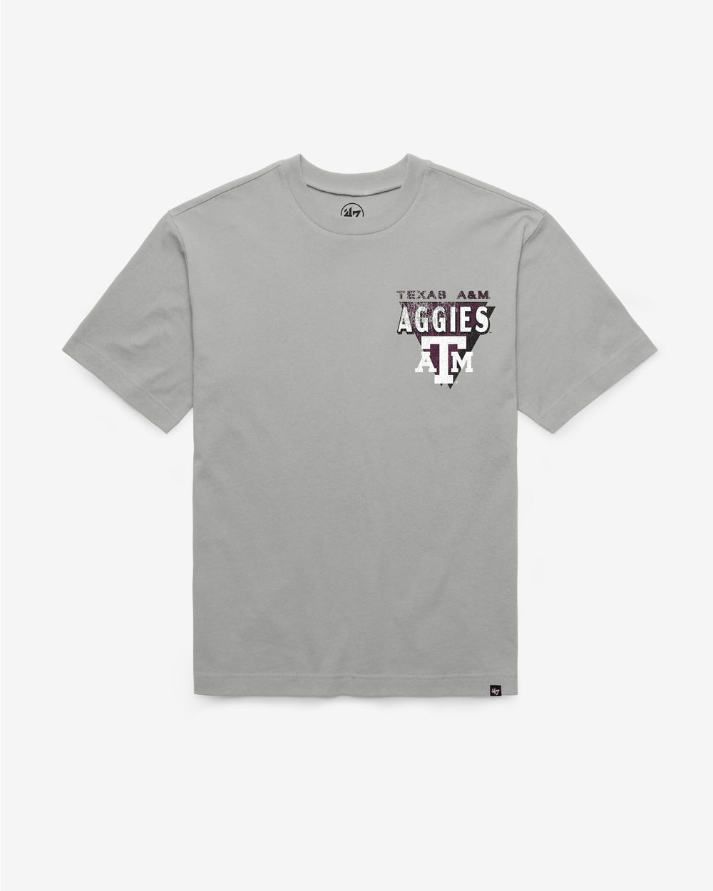 TEXAS A&M AGGIES UNDER BAR '47 FOUNDATION TEE WOLF GREY