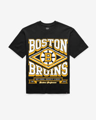 BOSTON BRUINS HEATER '47 FOUNDATION TEE BLACK