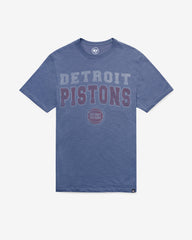DETROIT PISTONS STADIUM WAVE '47 SCRUM TEE BLEACHER BLUE