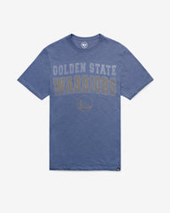 GOLDEN STATE WARRIORS STADIUM WAVE '47 SCRUM TEE BLEACHER BLUE
