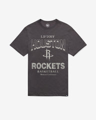 HOUSTON ROCKETS HEAD ON '47 SCRUM TEE CHARCOAL