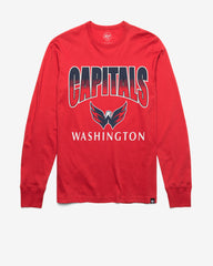 WASHINGTON CAPITALS SWEEP DOWN '47 FRANKLIN LONG SLEEVE RACER RED