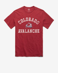 COLORADO AVALANCHE ODESSA '47 SCRUM TEE CARDINAL