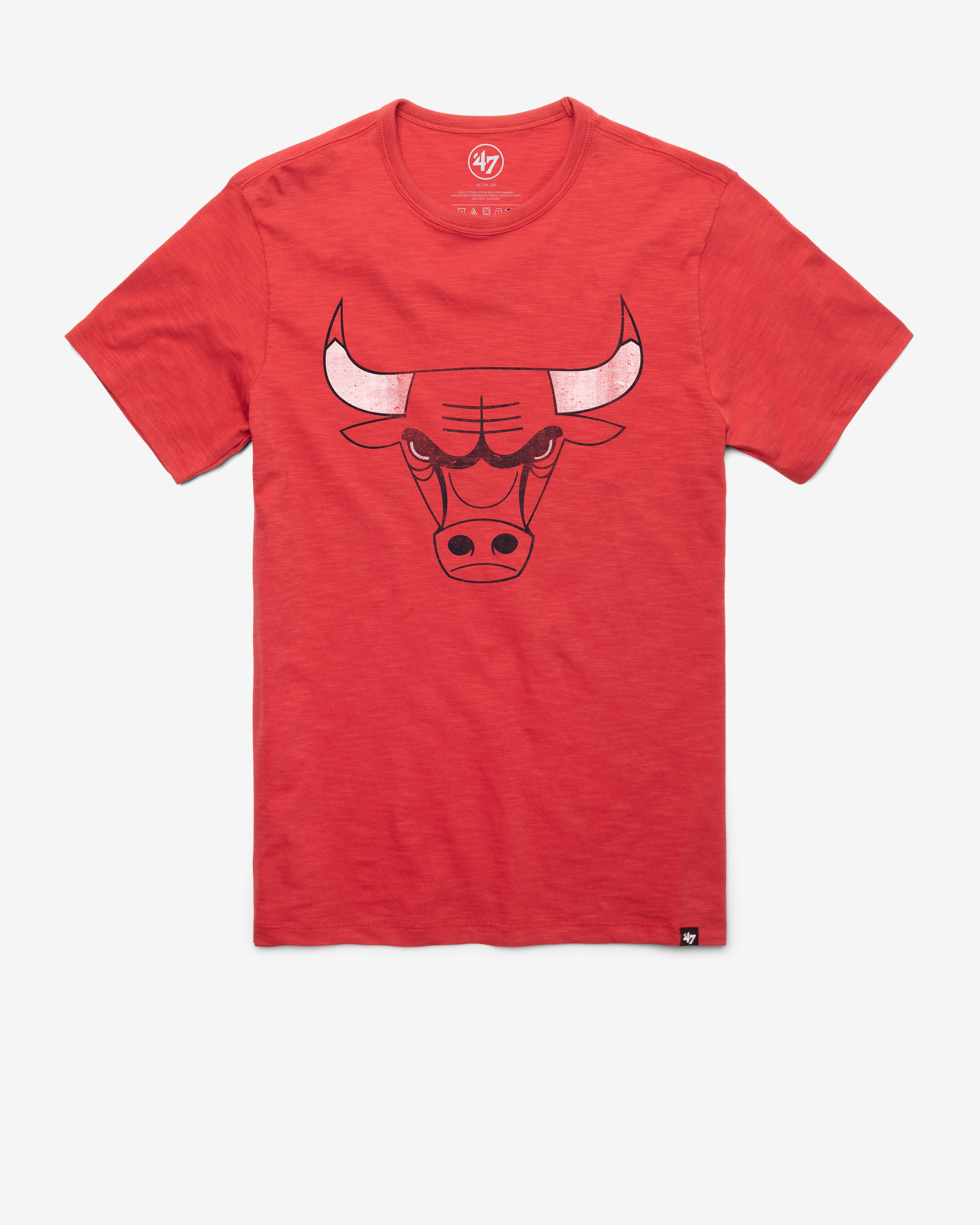 CHICAGO BULLS GRIT '47 SCRUM TEE RESCUE RED