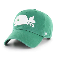 HARTFORD WHALERS VINTAGE '47 CLEAN UP green