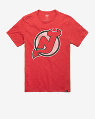 NEW JERSEY DEVILS '47 GRIT SCRUM TEE RESCUE RED