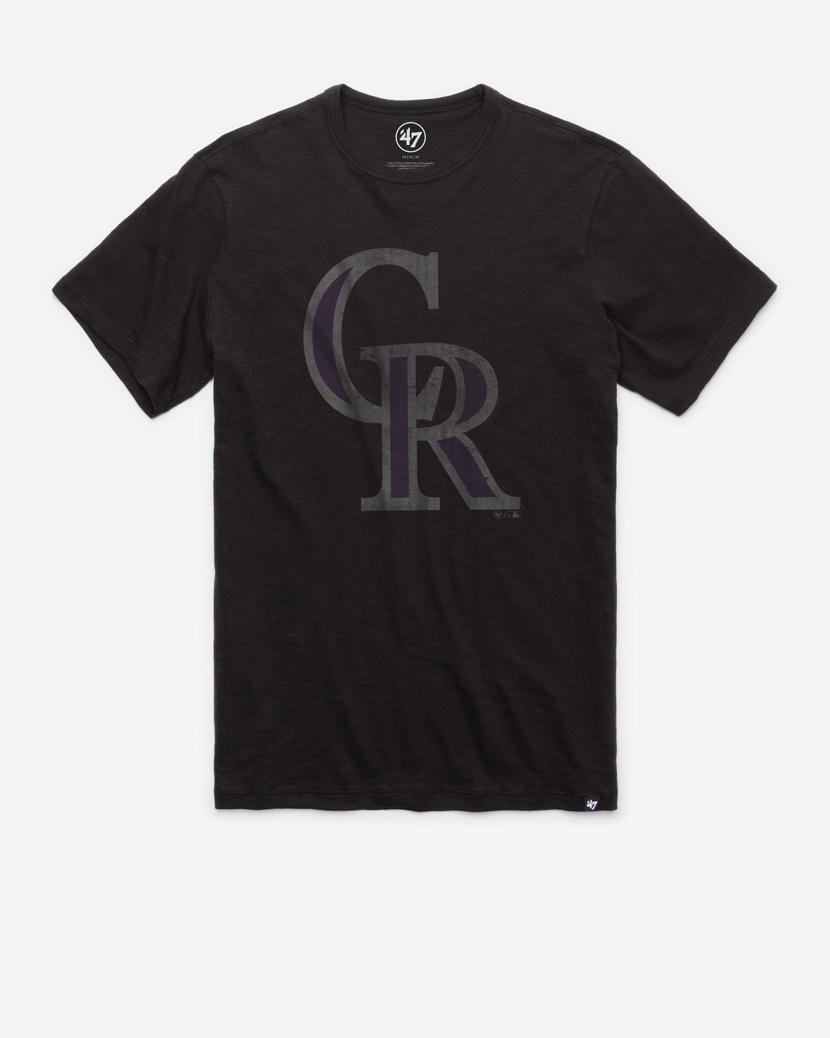 COLORADO ROCKIES GRIT '47 SCRUM TEE JET BLACK