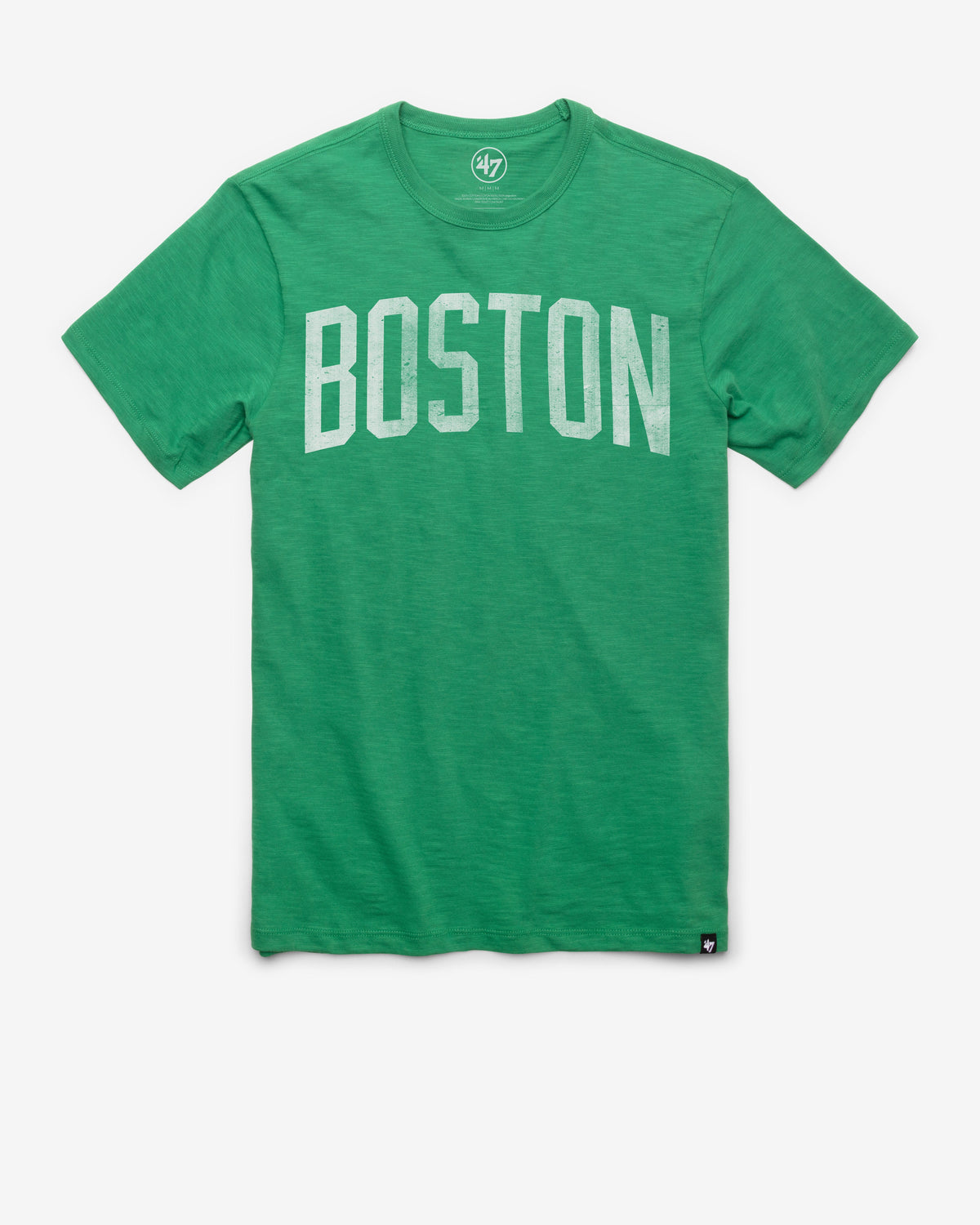 BOSTON CELTICS GRIT WORDMARK '47 SCRUM TEE KELLY