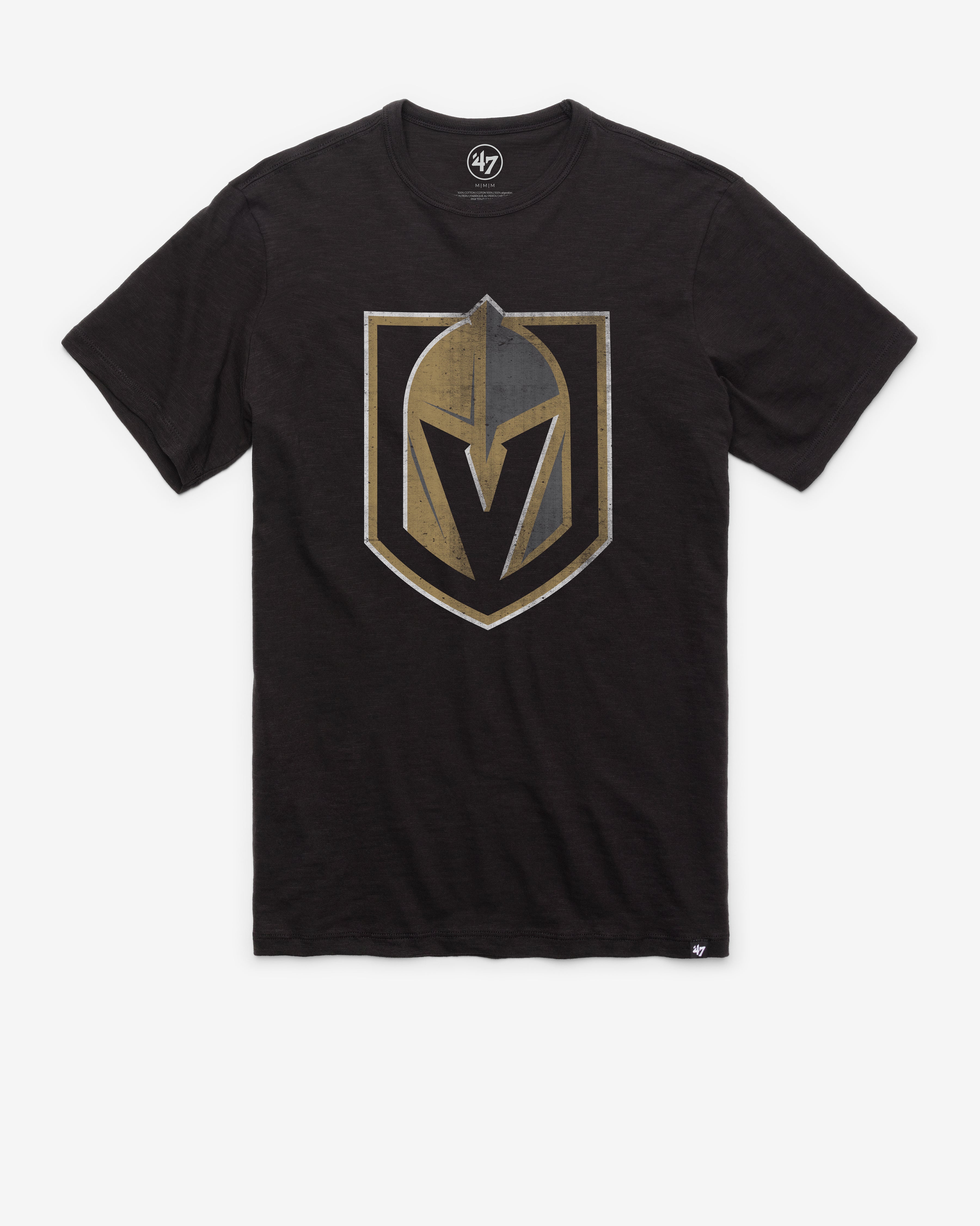 VEGAS GOLDEN KNIGHTS GRIT '47 SCRUM TEE JET BLACK