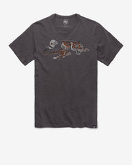 CINCINNATI BENGALS HISTORIC GRIT '47 SCRUM TEE CHARCOAL
