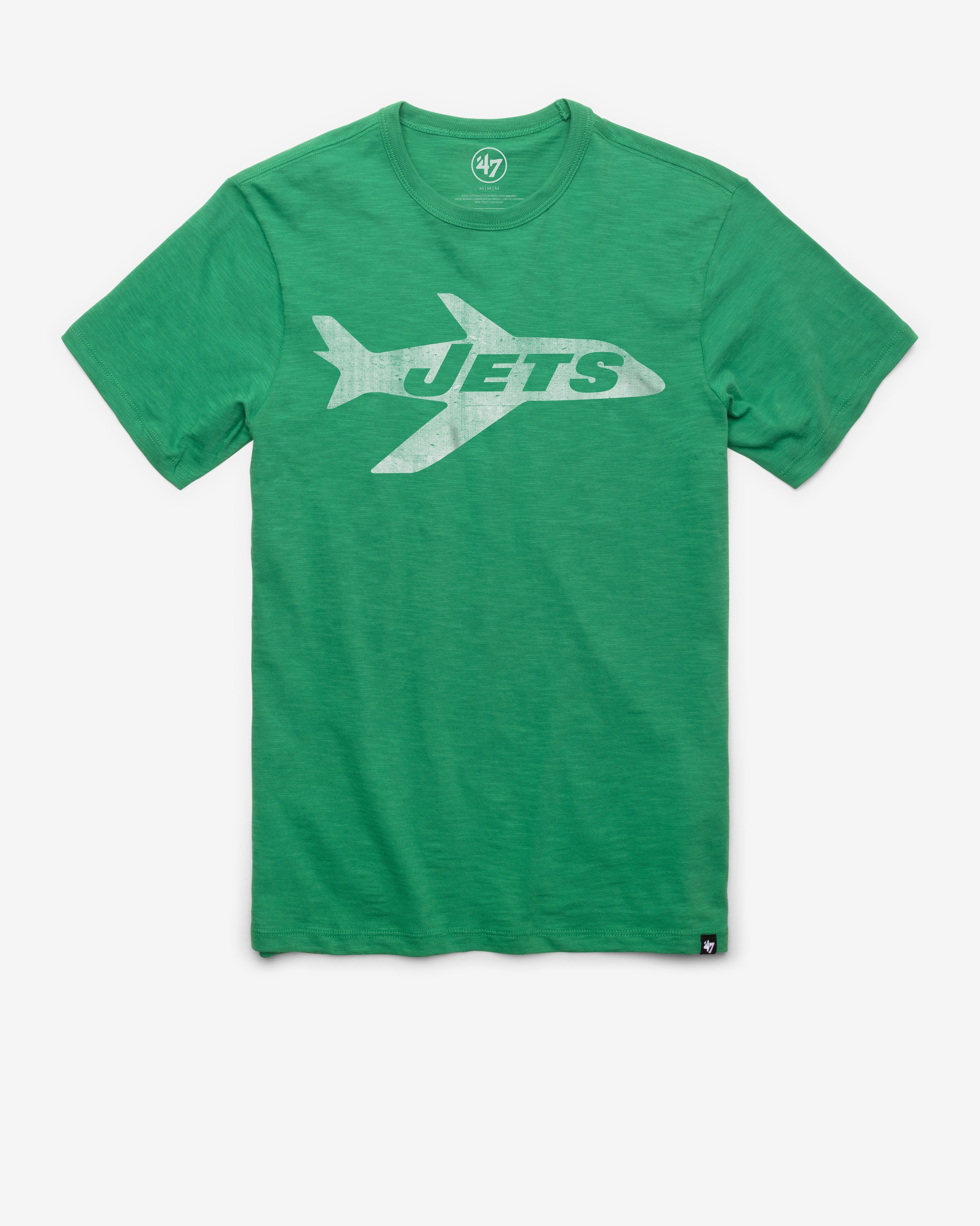 NEW YORK JETS HISTORIC GRIT '47 SCRUM TEE KELLY