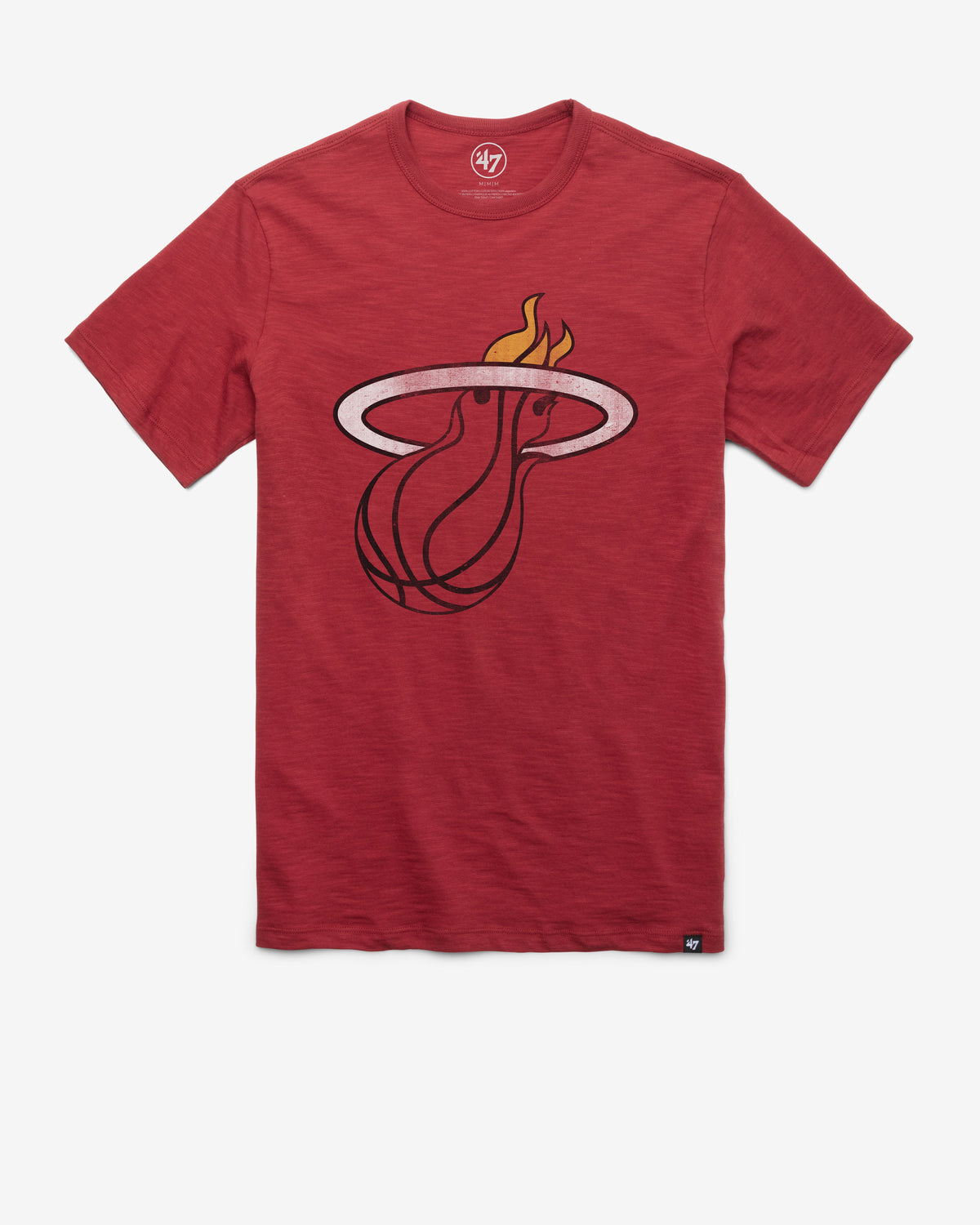 MIAMI HEAT GRIT '47 SCRUM TEE CARDINAL