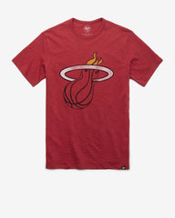 MIAMI HEAT GRIT '47 SCRUM TEE CARDINAL