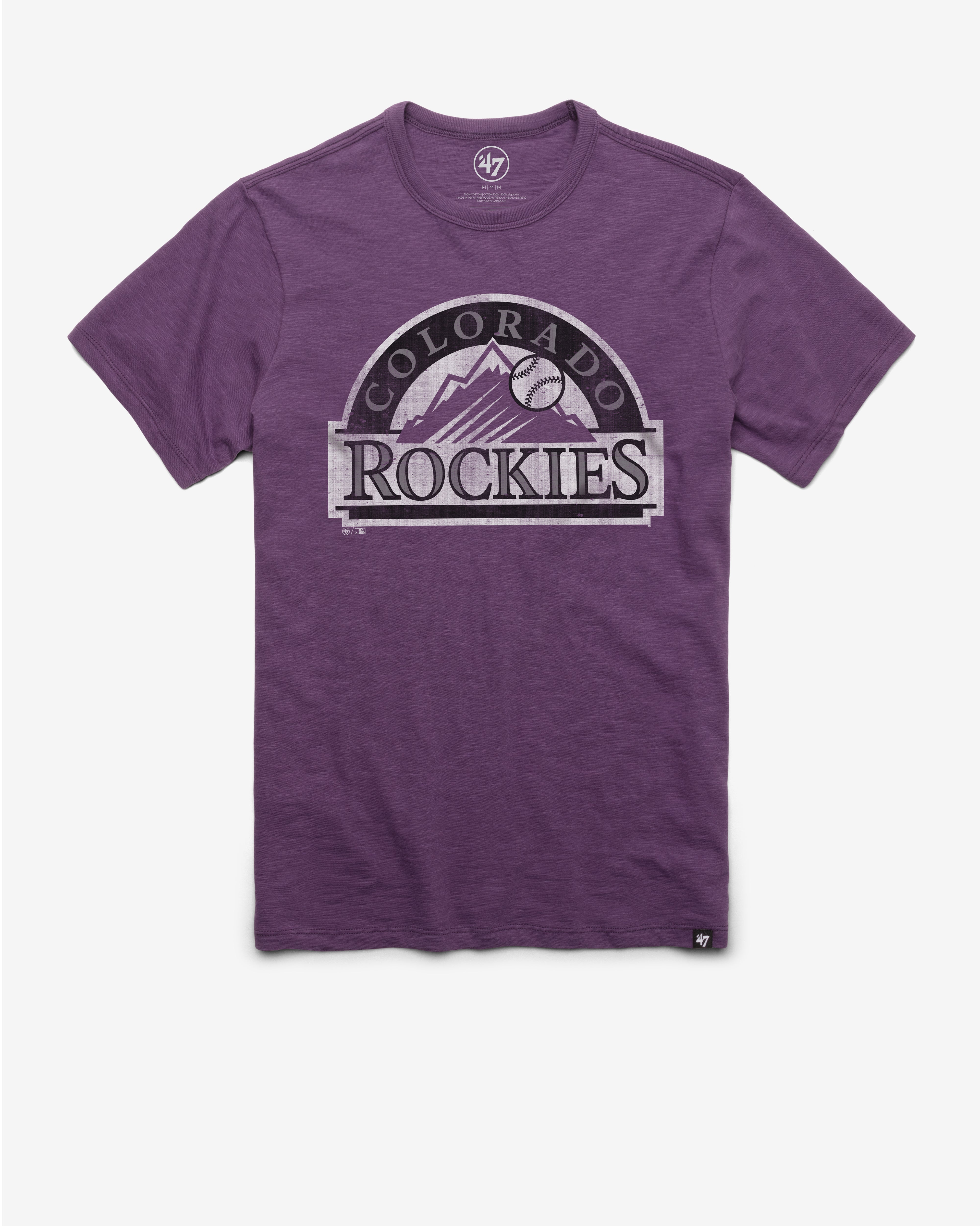 COLORADO ROCKIES GRIT '47 SCRUM TEE GRAPE