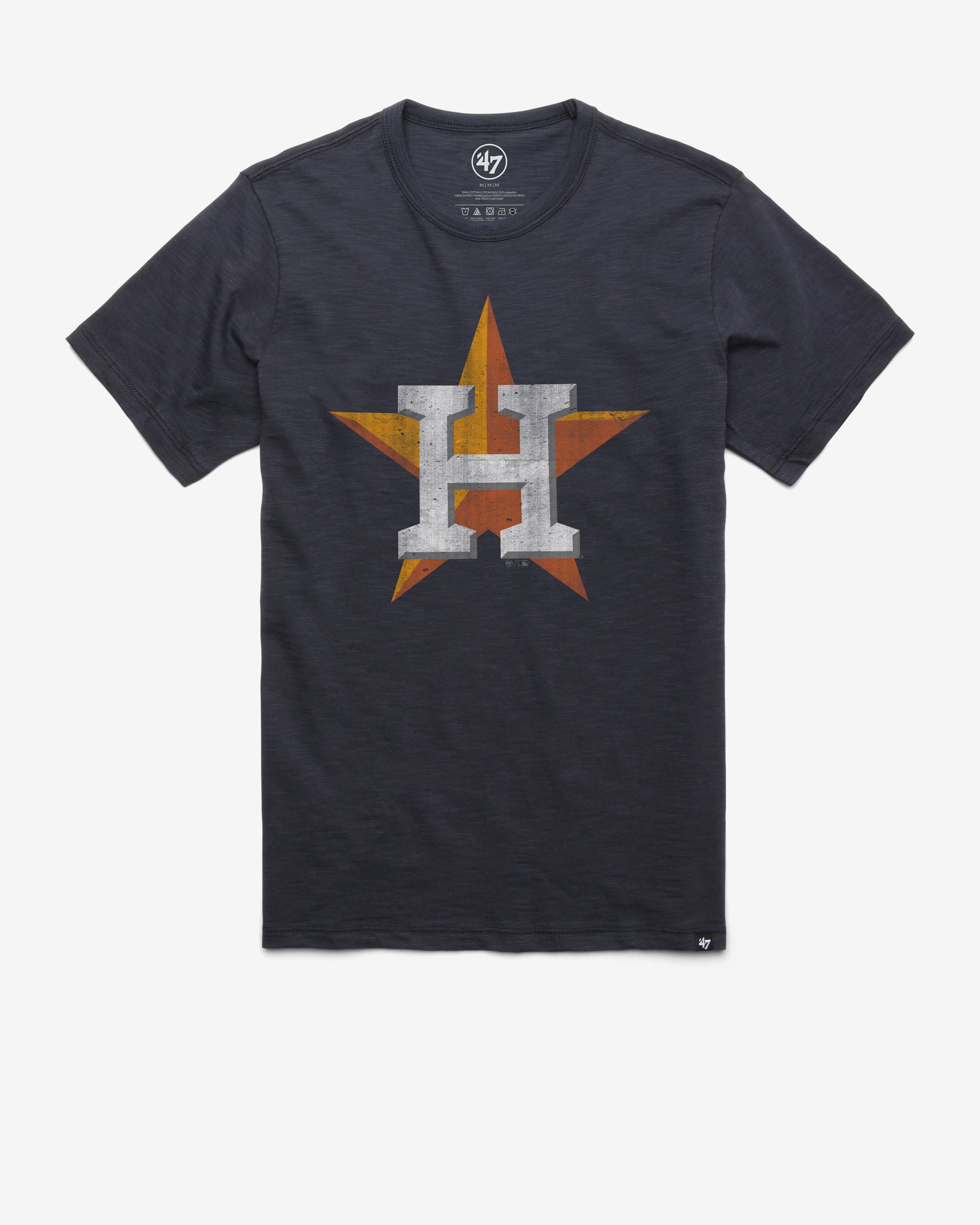 HOUSTON ASTROS GRIT '47 SCRUM TEE FALL NAVY