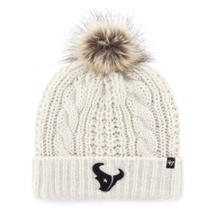 HOUSTON TEXANS MEEKO '47 CUFF KNIT WOMENS WHITE