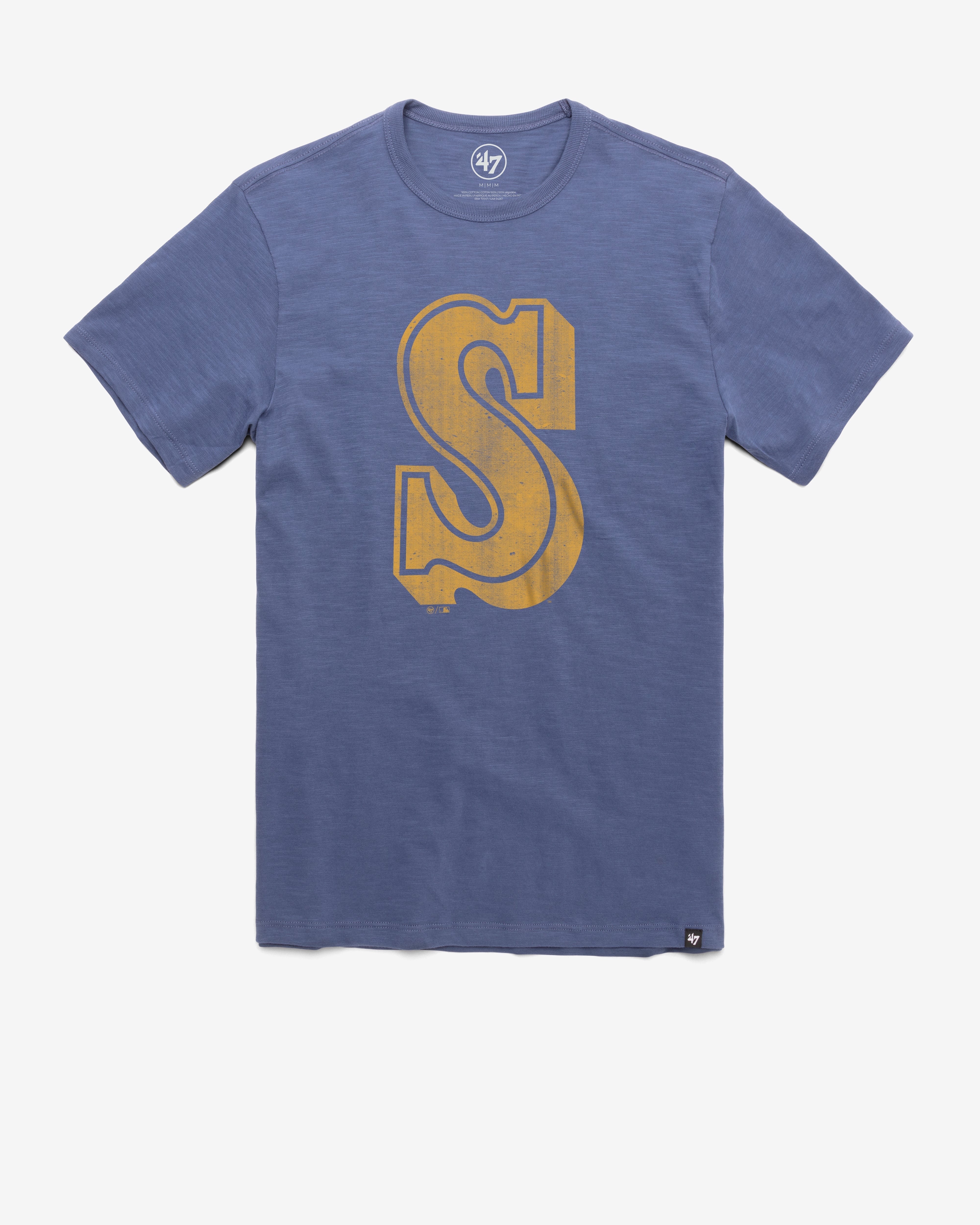 SEATTLE MARINERS COOPERSTOWN GRIT '47 SCRUM TEE BLEACHER BLUE