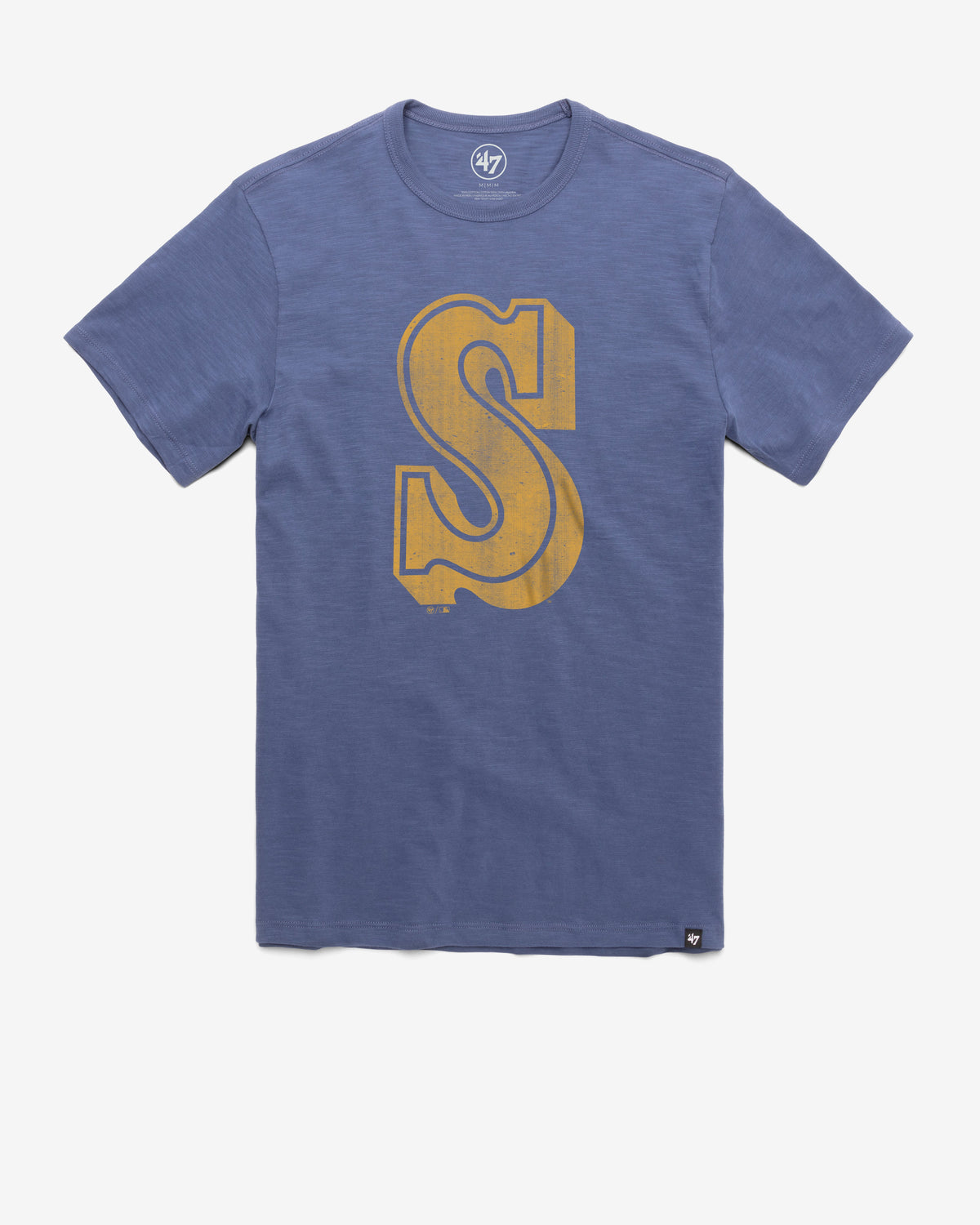 SEATTLE MARINERS COOPERSTOWN GRIT '47 SCRUM TEE BLEACHER BLUE