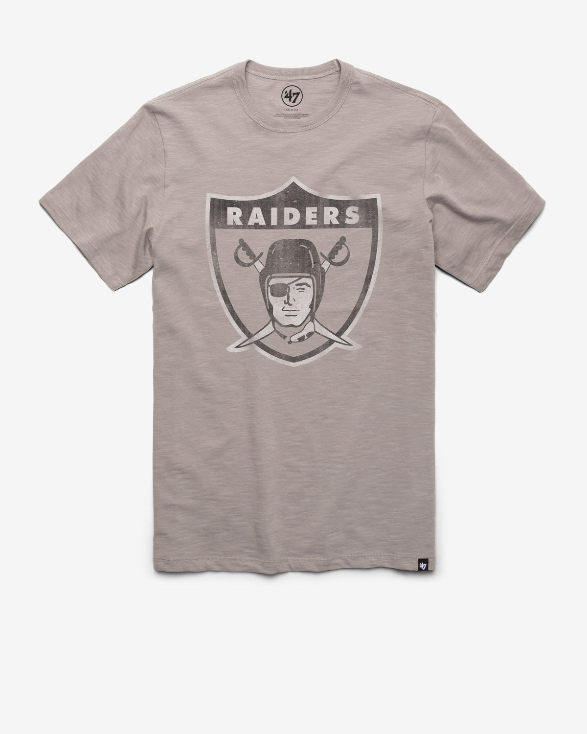 LAS VEGAS RAIDERS HISTORIC GRIT '47 SCRUM TEE WOLF GREY