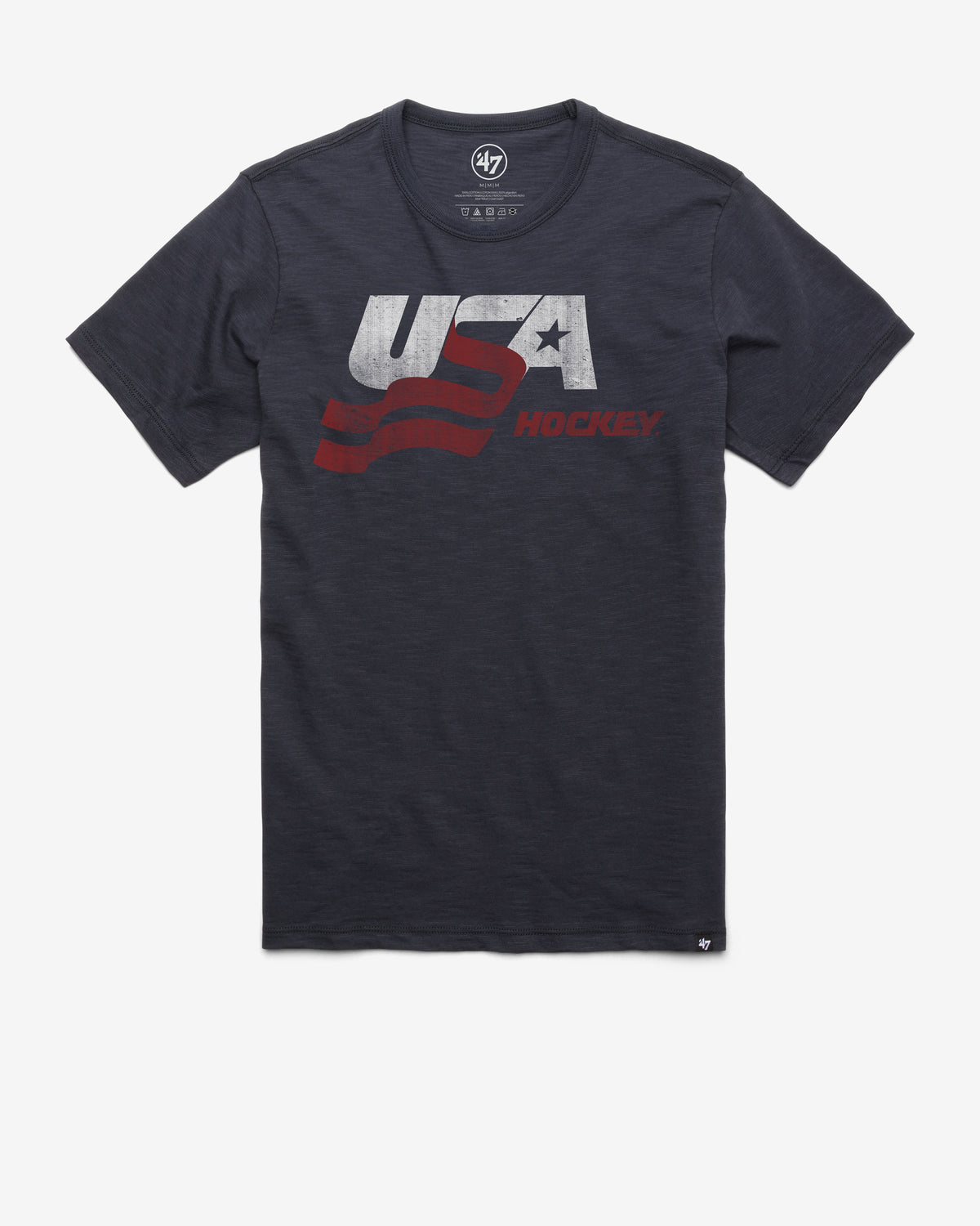 USA HOCKEY GRIT '47 SCRUM TEE FALL NAVY