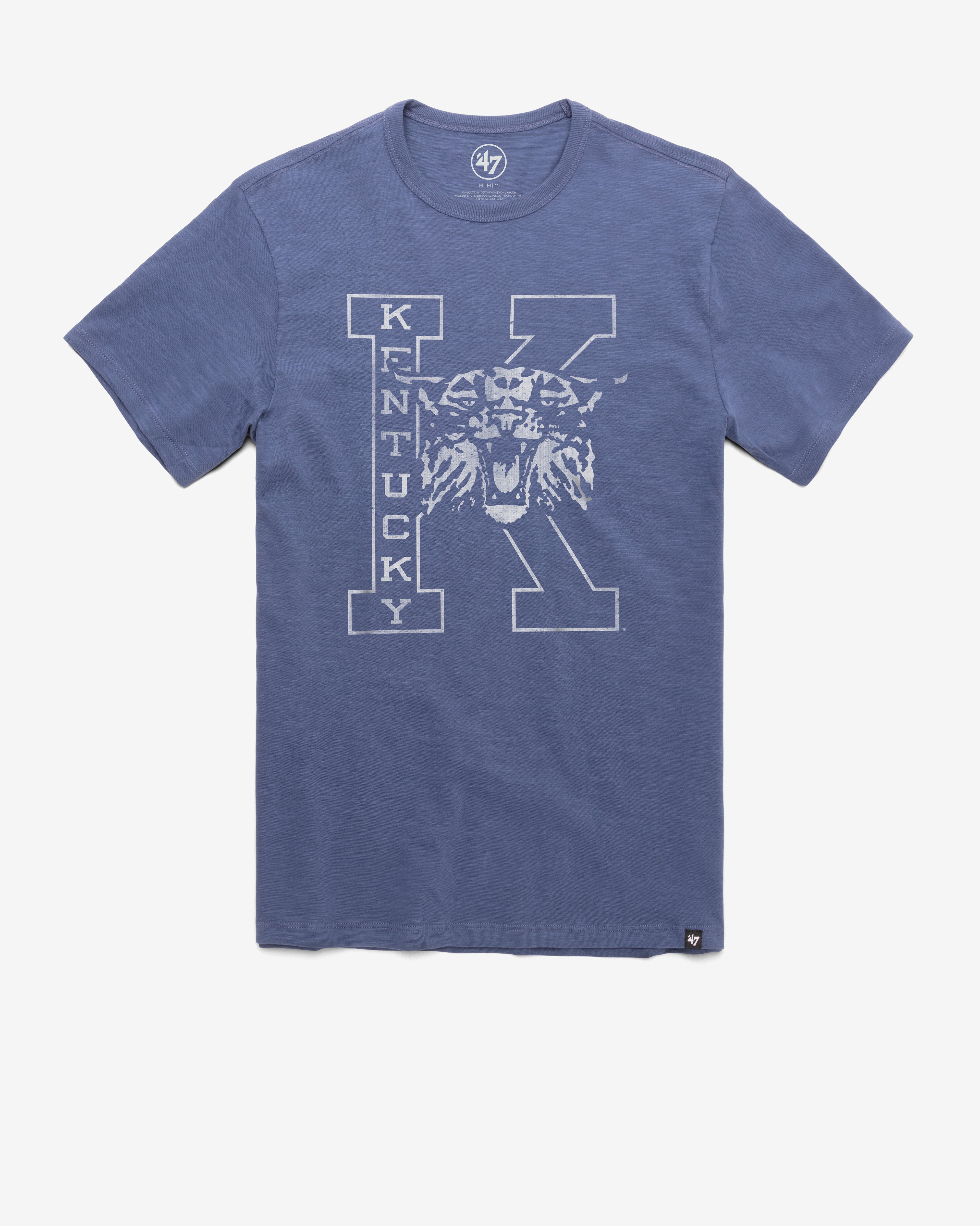 KENTUCKY WILDCATS VINTAGE GRIT '47 SCRUM TEE BLEACHER BLUE