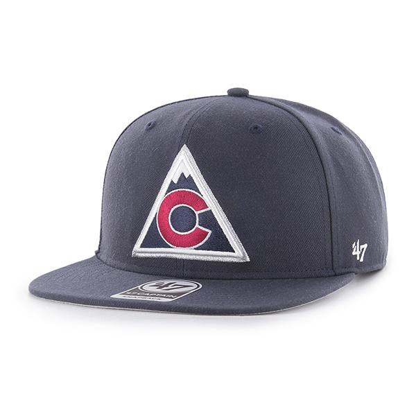 COLORADO AVALANCHE NO SHOT '47 CAPTAIN NAVY