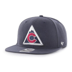 COLORADO AVALANCHE NO SHOT '47 CAPTAIN NAVY