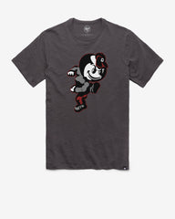 OHIO STATE BUCKEYES VINTAGE GRIT '47 SCRUM TEE CHARCOAL