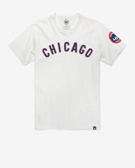 CHICAGO CUBS COOPERSTOWN '47 FRANKLIN FIELDHOUSE TEE SANDSTONE