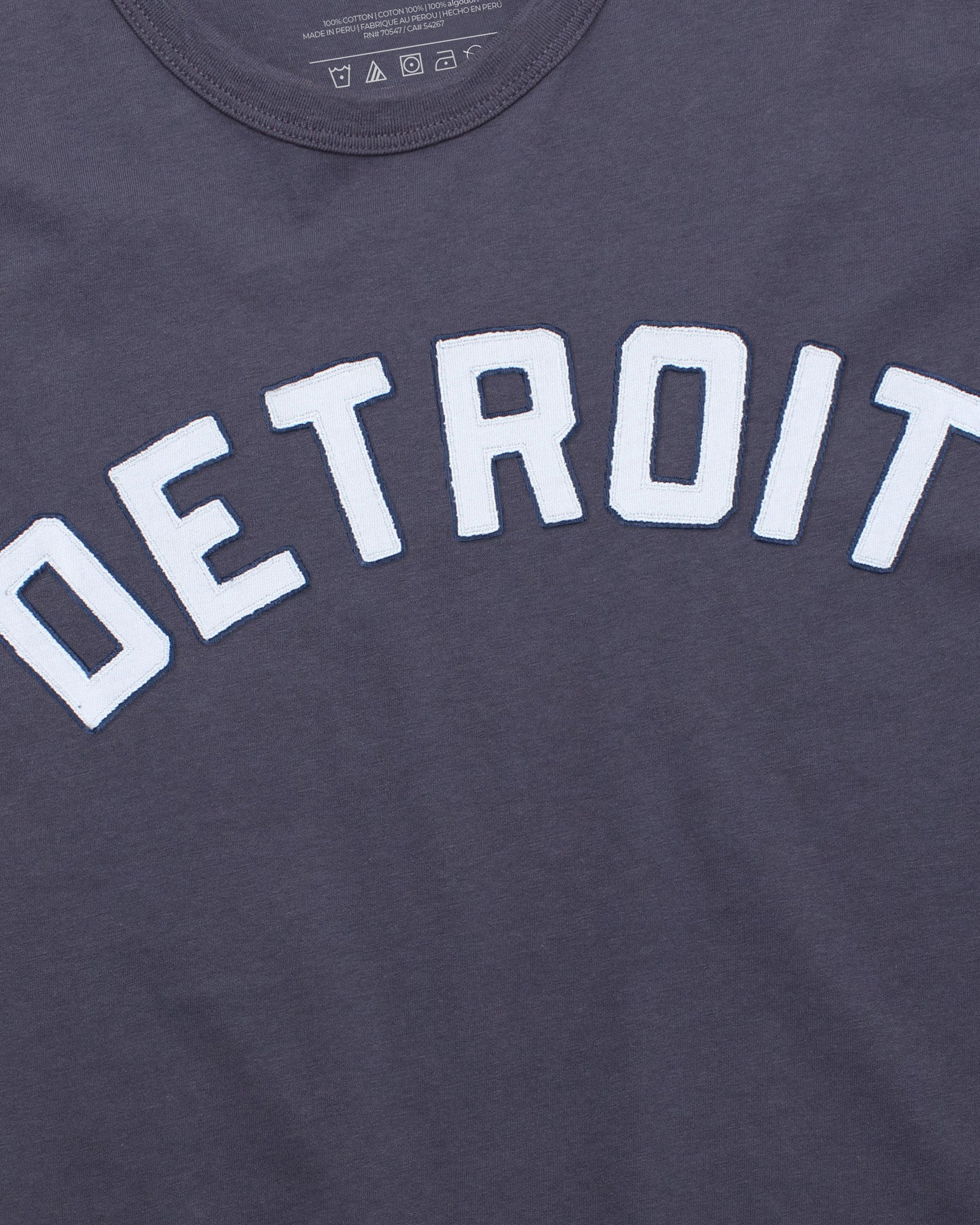 DETROIT TIGERS COOPERSTOWN '47 FRANKLIN FIELDHOUSE TEE ATLAS BLUE