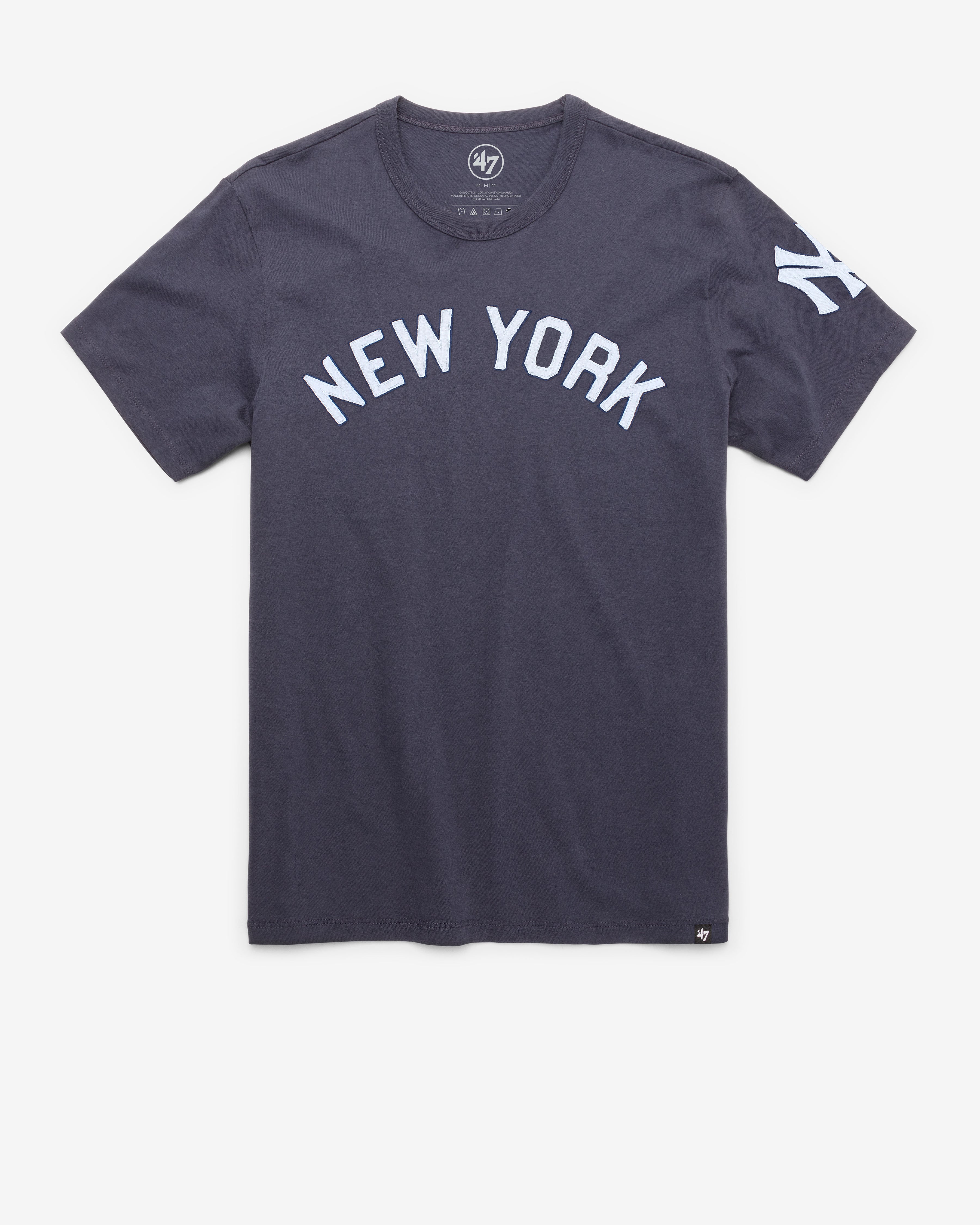 NEW YORK YANKEES COOPERSTOWN '47 FRANKLIN FIELDHOUSE TEE ATLAS BLUE