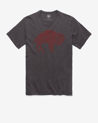 BUFFALO BILLS HISTORIC GRIT '47 SCRUM TEE CHARCOAL