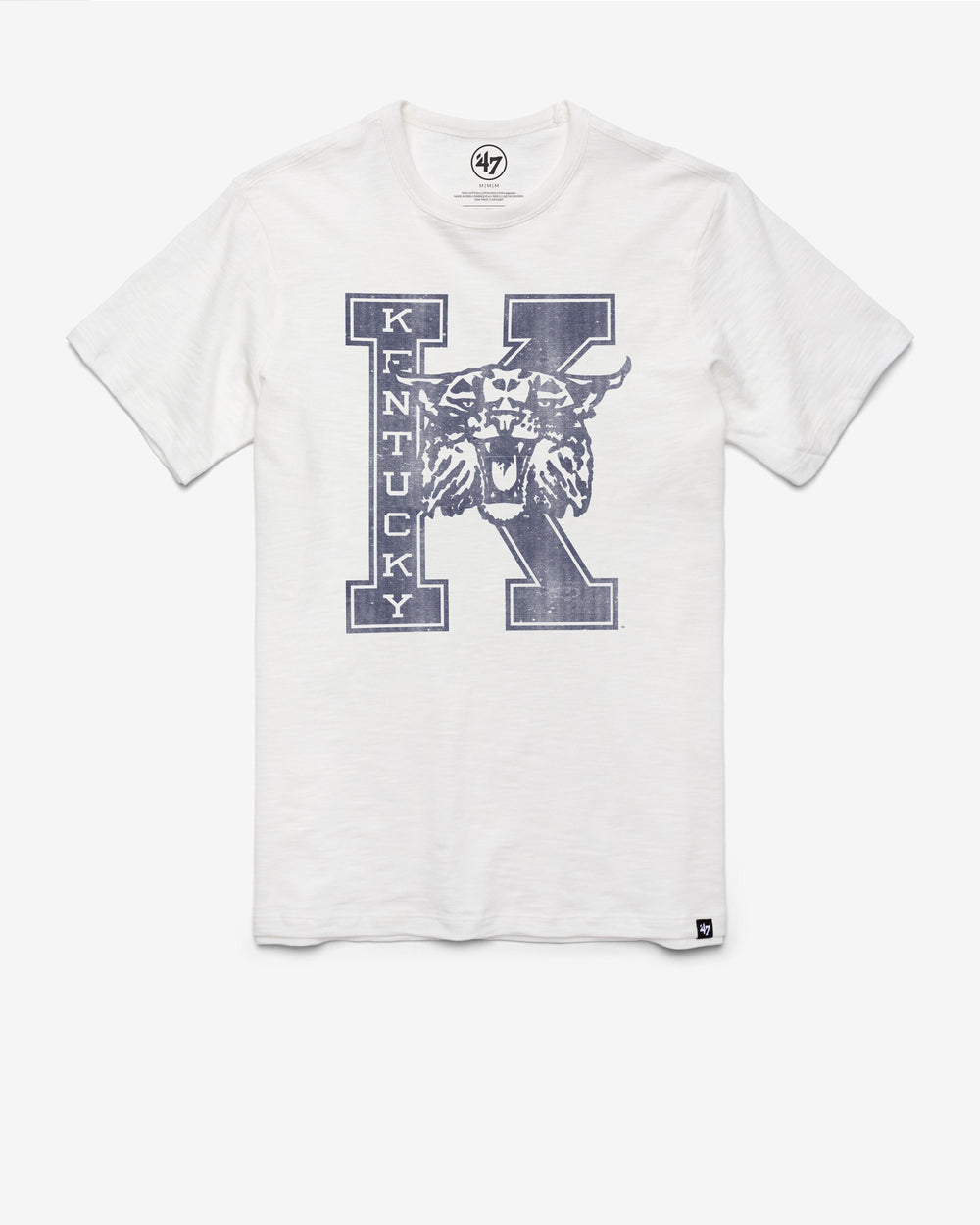 KENTUCKY WILDCATS VINTAGE GRIT '47 SCRUM TEE WHITE WASH