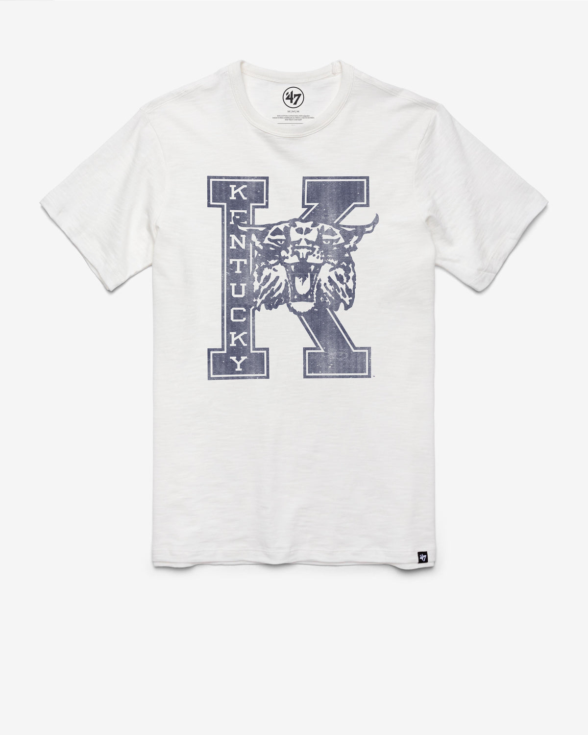 KENTUCKY WILDCATS VINTAGE GRIT '47 SCRUM TEE WHITE WASH