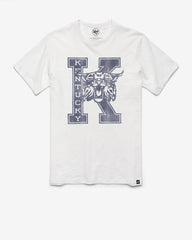 KENTUCKY WILDCATS VINTAGE GRIT '47 SCRUM TEE WHITE WASH