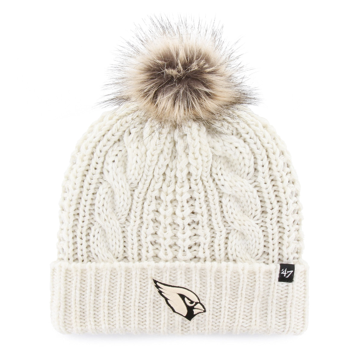 ARIZONA CARDINALS MEEKO '47 CUFF KNIT WOMENS WHITE
