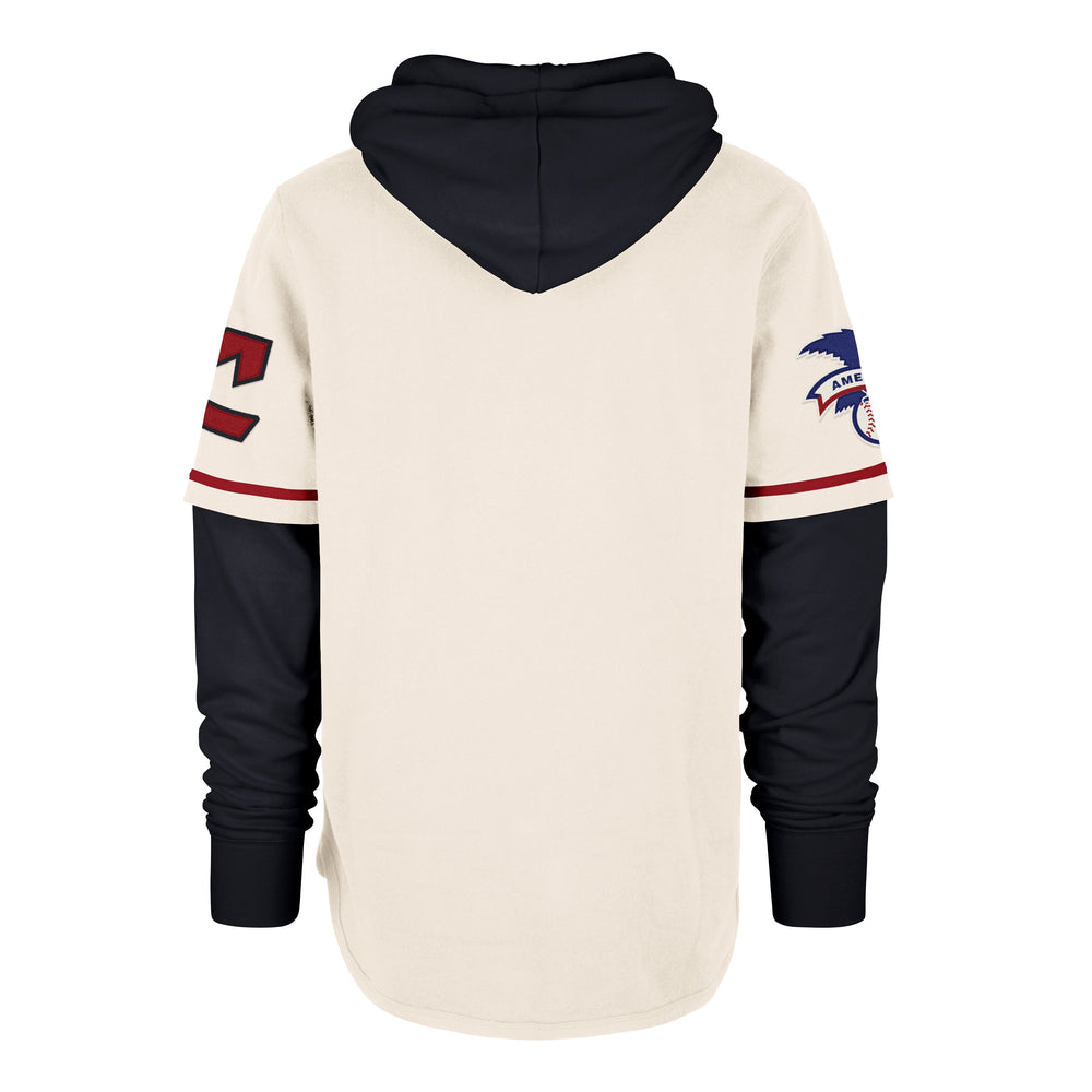 CLEVELAND GUARDIANS COOPERSTOWN TRIFECTA '47 SHORTSTOP PULLOVER CREAM