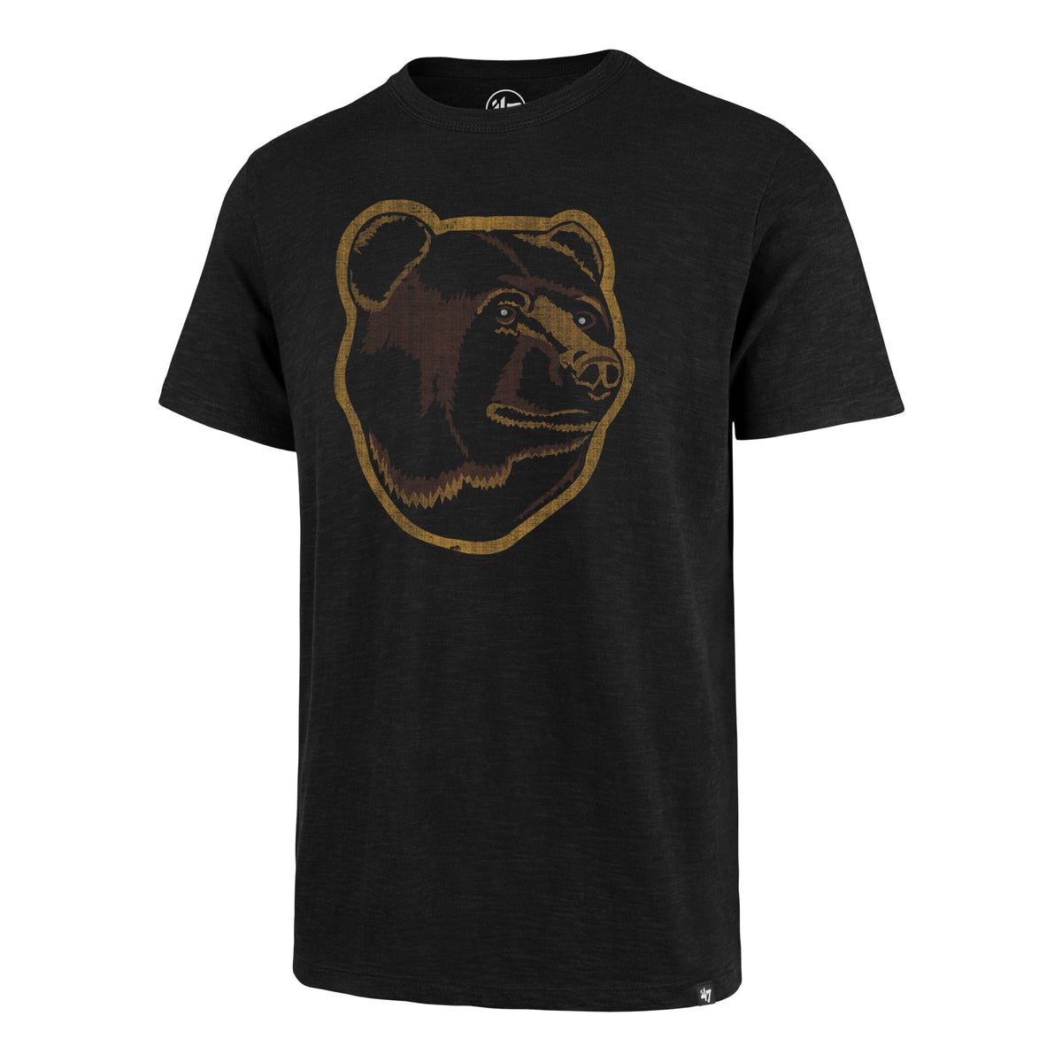 BOSTON BRUINS VINTAGE GRIT '47 SCRUM TEE JET BLACK