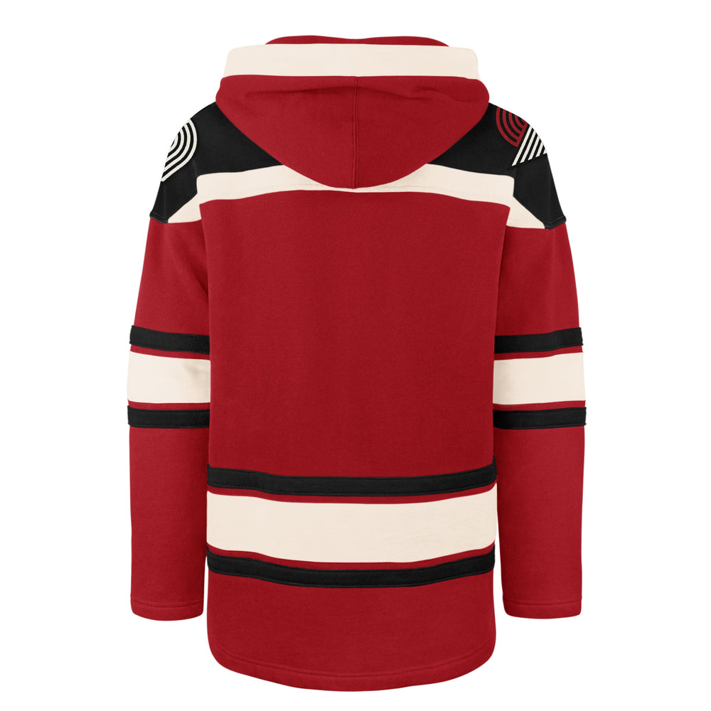 PORTLAND TRAIL BLAZERS SUPERIOR '47 LACER HOOD RED