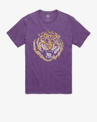 LOUISIANA STATE TIGERS LSU VINTAGE PREMIER '47 FRANKLIN TEE REGENT PURPLE