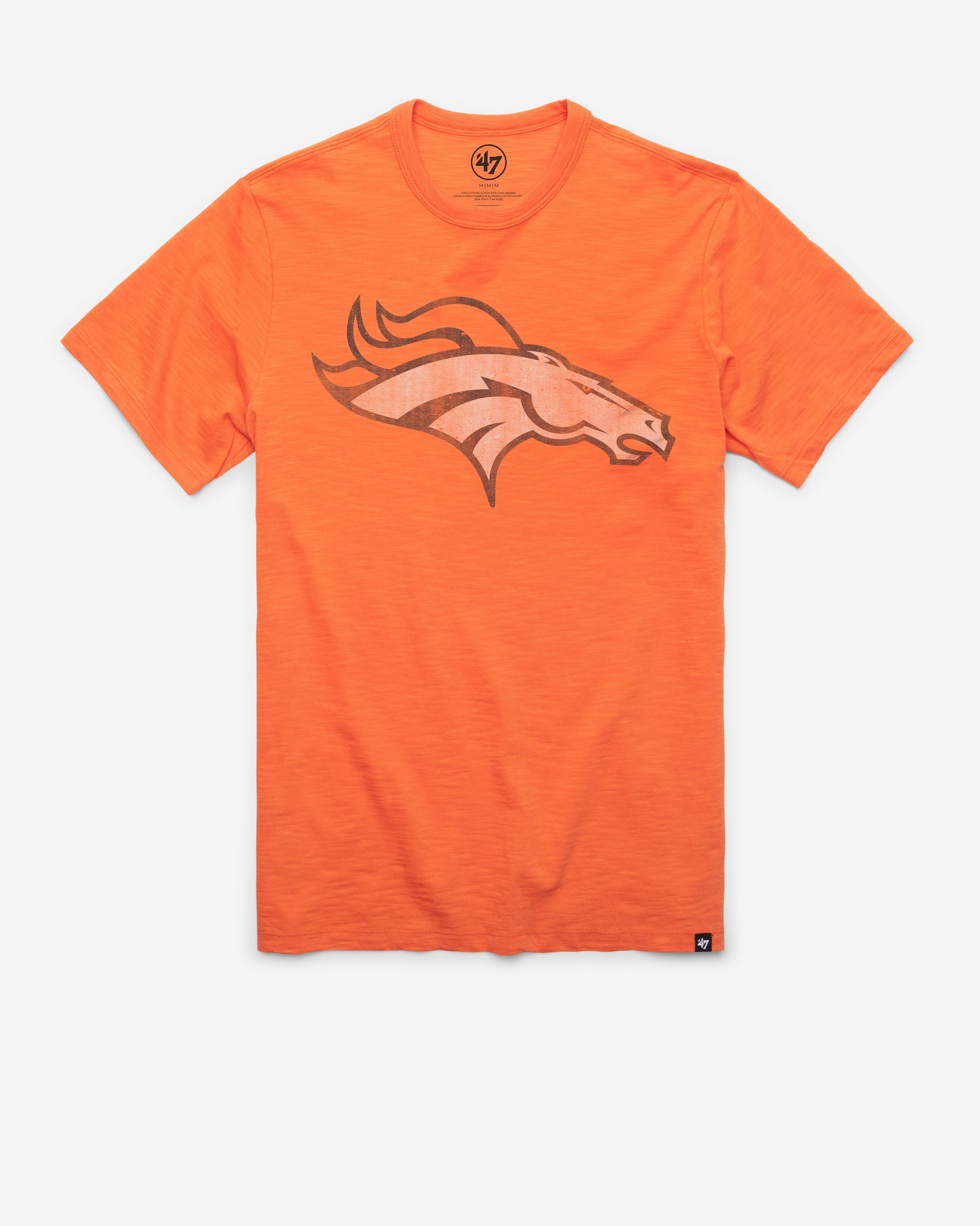 DENVER BRONCOS GRIT '47 SCRUM TEE CARROT