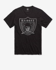 LAS VEGAS RAIDERS HISTORIC GRIT '47 SCRUM TEE JET BLACK