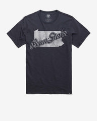 PENN STATE NITTANY LIONS VINTAGE GRIT '47 SCRUM TEE FALL NAVY