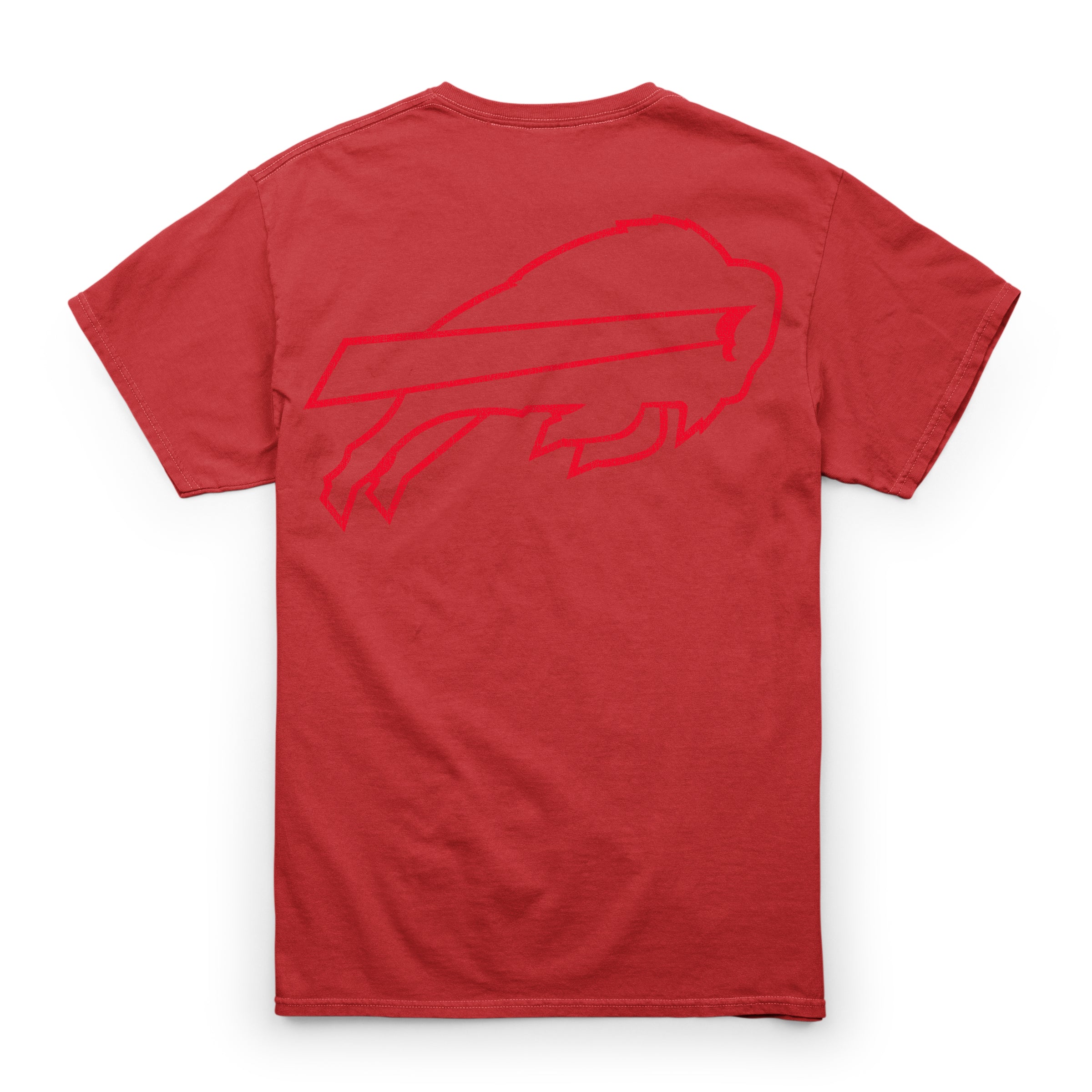 BUFFALO BILLS HIGHLIGHT '47 VINTAGE TUBULAR TEE DT CARDINAL
