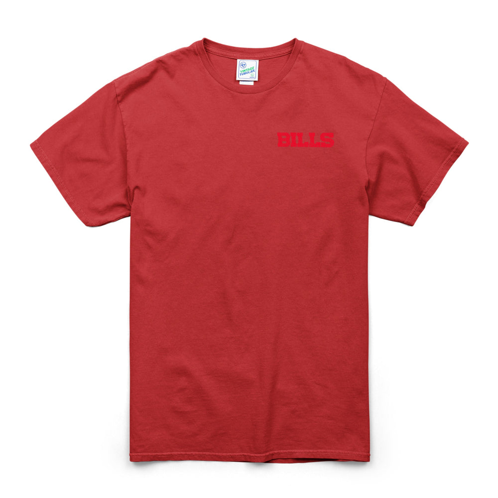 BUFFALO BILLS HIGHLIGHT '47 VINTAGE TUBULAR TEE DT CARDINAL
