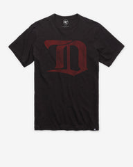 DETROIT RED WINGS VINTAGE GRIT '47 SCRUM TEE JET BLACK