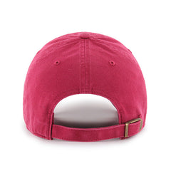 ARKANSAS RAZORBACKS 47 CLEAN UP DARK RED