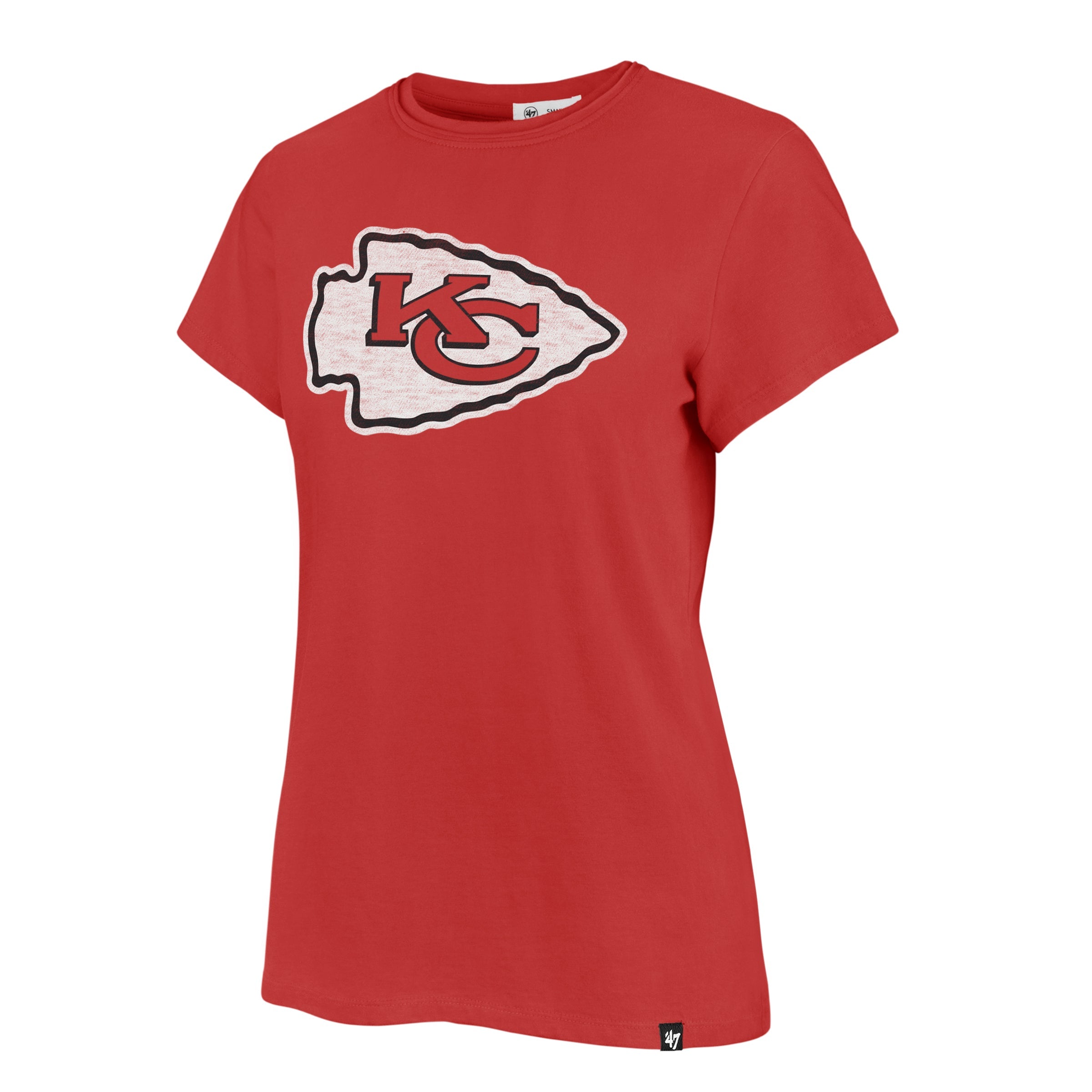 KANSAS CITY CHIEFS PREMIER '47 FRANKIE TEE WOMENS RACER RED