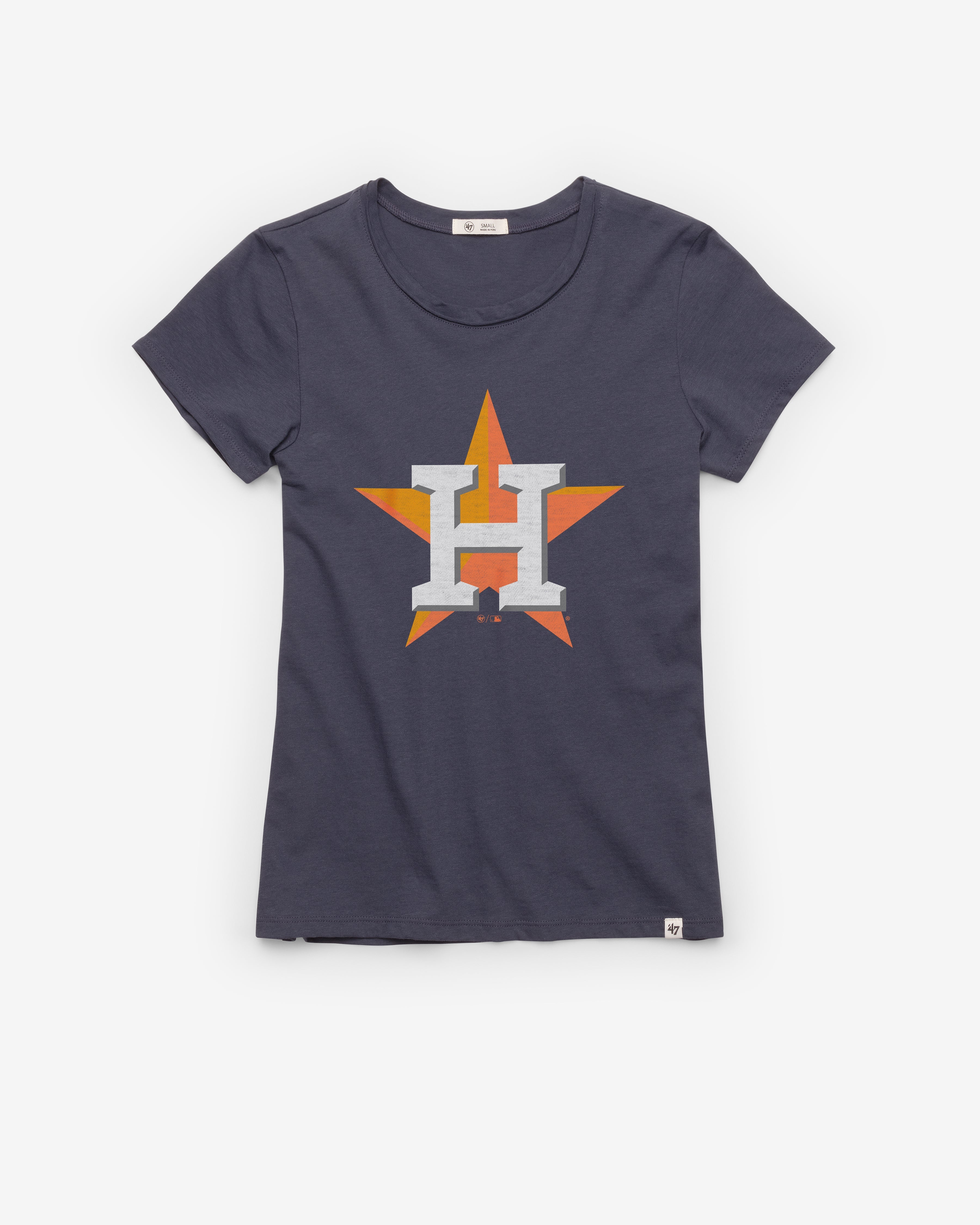 HOUSTON ASTROS PREMIER '47 FRANKIE TEE WOMENS ATLAS BLUE